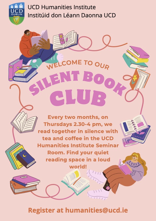 Silent book club poster